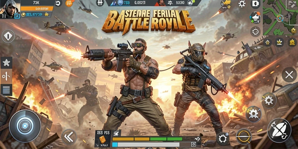 Tampilan epic dari pertempuran dalam 73K yang menegangkan.