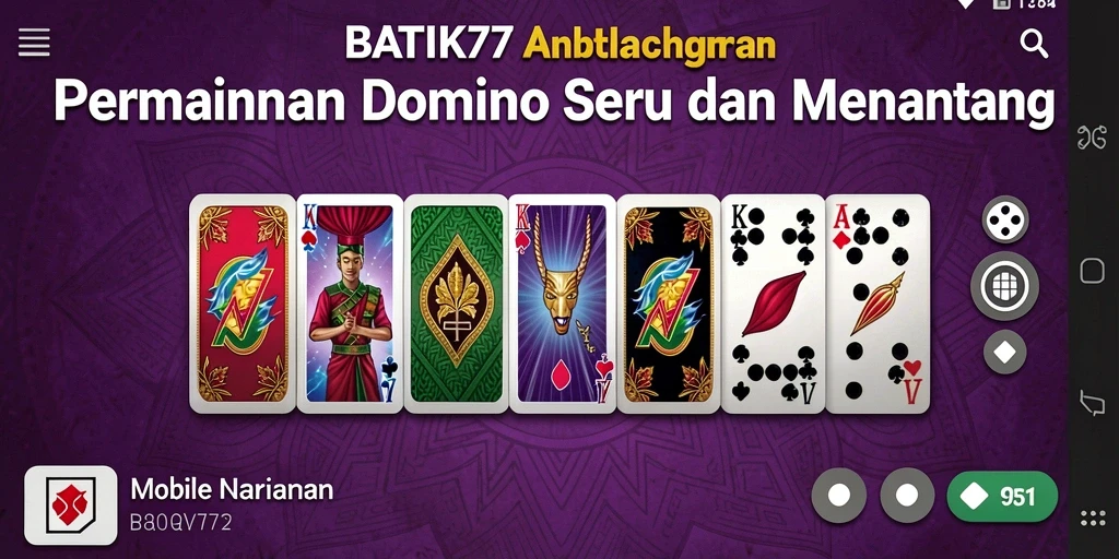 Tampilan gameplay seru dan menarik dalam BATIK77.