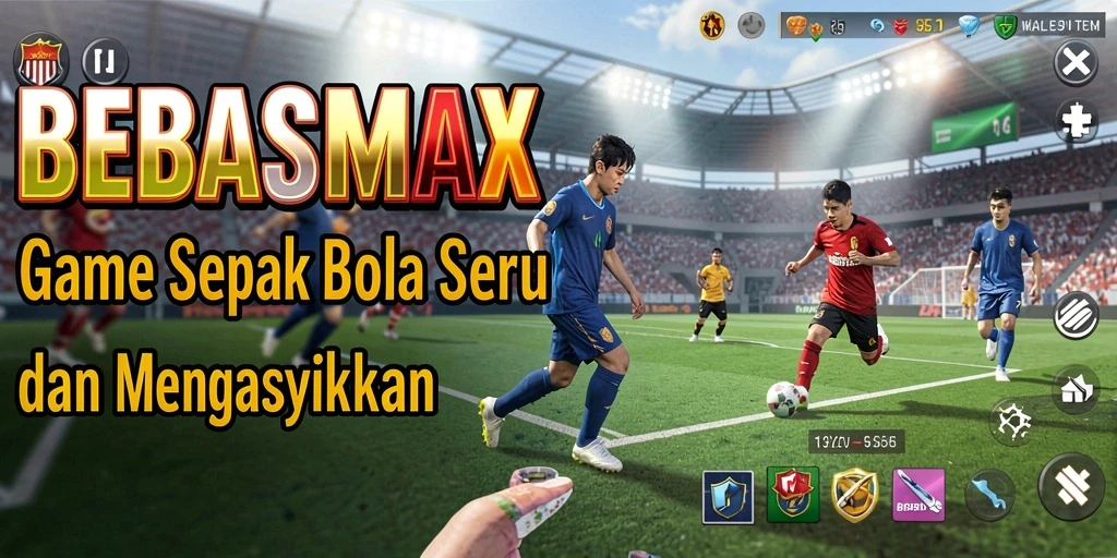 Tampilan gameplay seru dan grafik memukau di BEBASMAX.