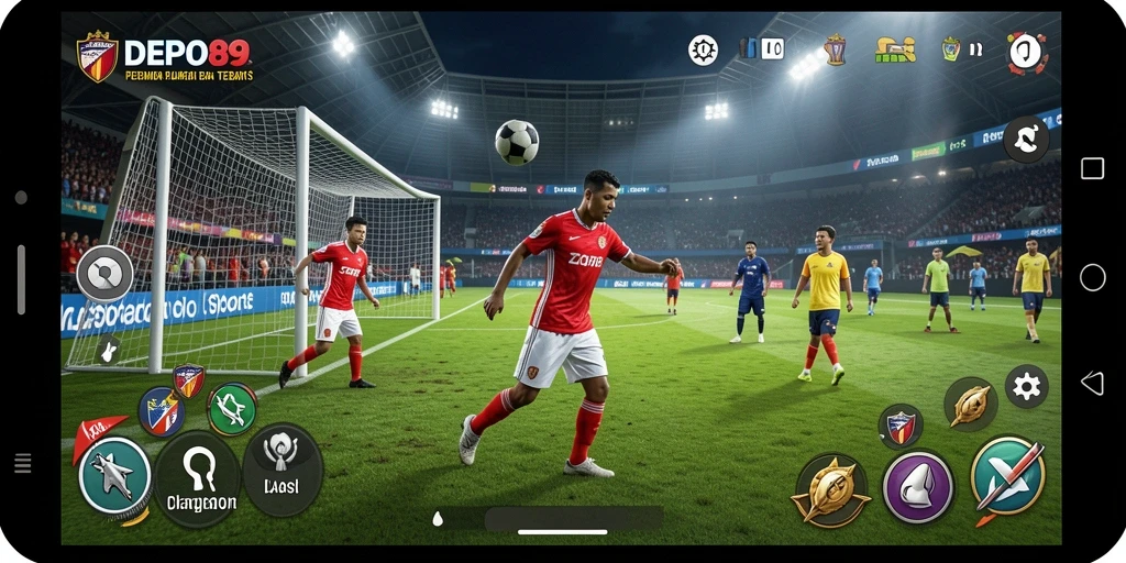 Tampilan gameplay seru di DEPO89 dengan aksi olahraga yang menegangkan.