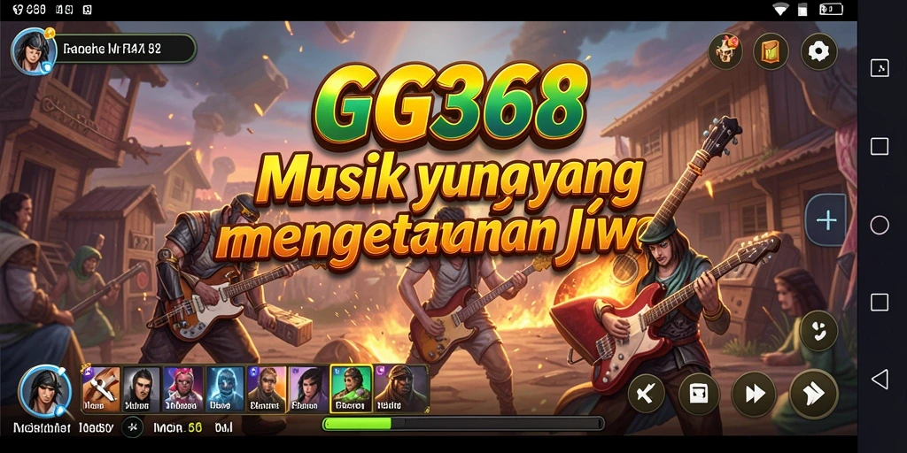 Tampilan gameplay GG368 dengan pengalaman musik interaktif yang menarik.