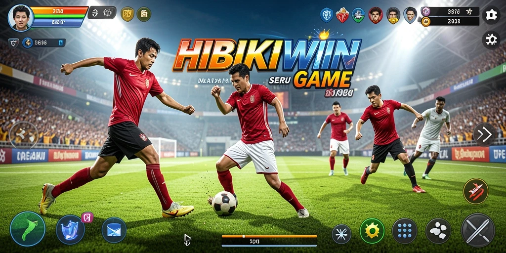 Tampilan gameplay HIBIKIWIN yang mengasyikkan dalam olahraga.