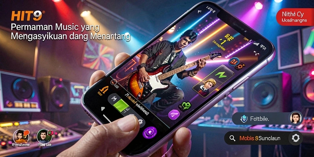 Tampilan gameplay HIT9 dengan grafis menarik dan interaksi yang seru.