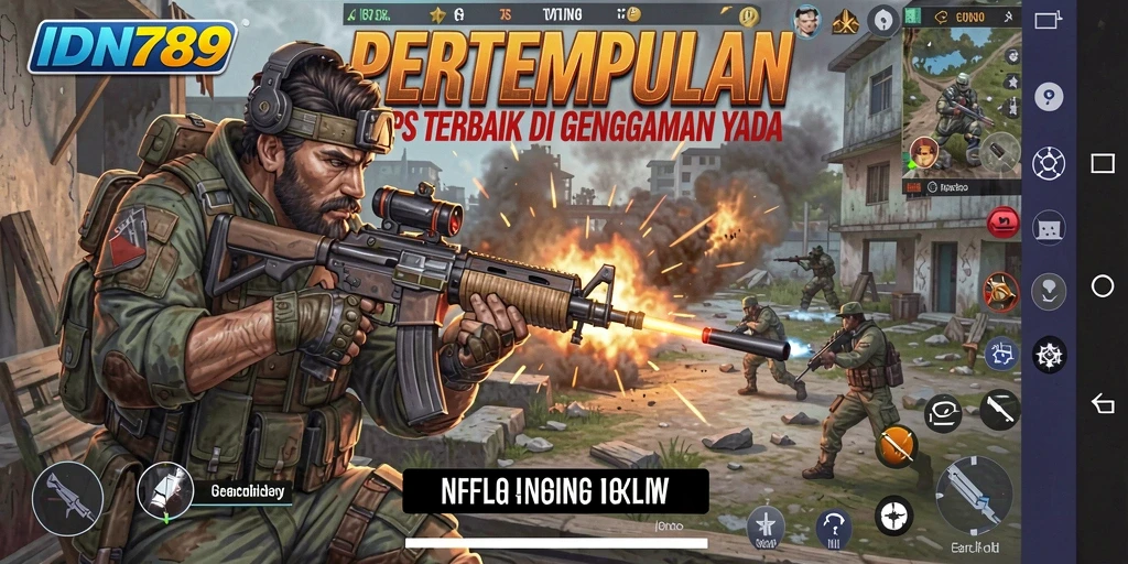 Gameplay seru IDN789 dengan aksi tembak-menembak yang intens.
