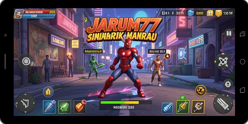 Tampilan gameplay JARUM77 yang menakjubkan dan interaktif.