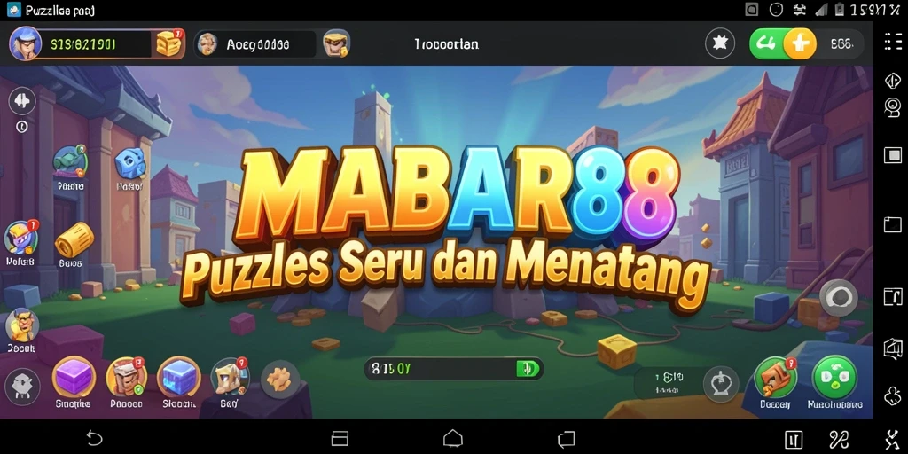 Tangkapan layar gameplay MABAR88 dengan tantangan puzzle yang menarik.