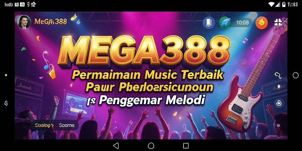 Tampilan gameplay MEGA388 yang menarik dan penuh warna.