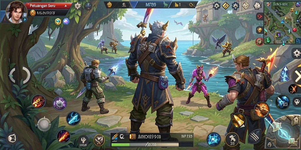 Screenshot gameplay MVP789 yang menunjukkan aksi seru dalam MMORPG.