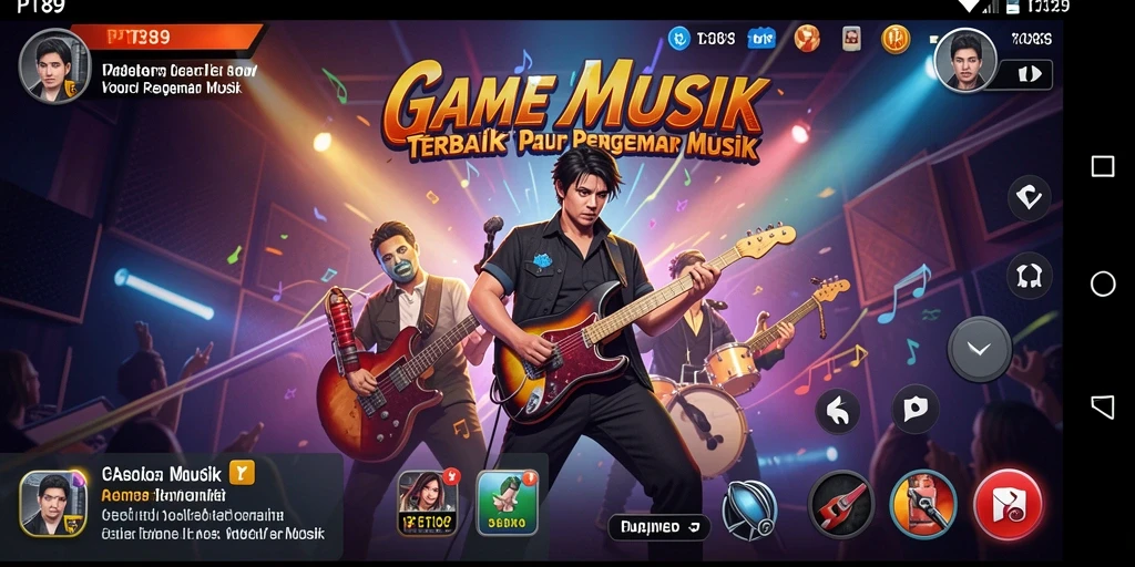 Screenshot PT89 menampilkan gameplay seru dengan musik yang menyenangkan.