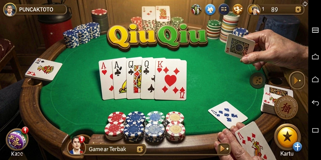 Pengalaman gameplay seru PUNCAKTOTO dalam QiuQiu.