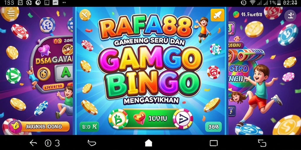 Screenshot gameplay RAFA88 menunjukkan momen seru bermain Bingo.