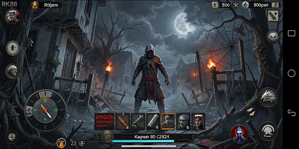 Gameplay menegangkan di dunia kegelapan dan penuh teror.