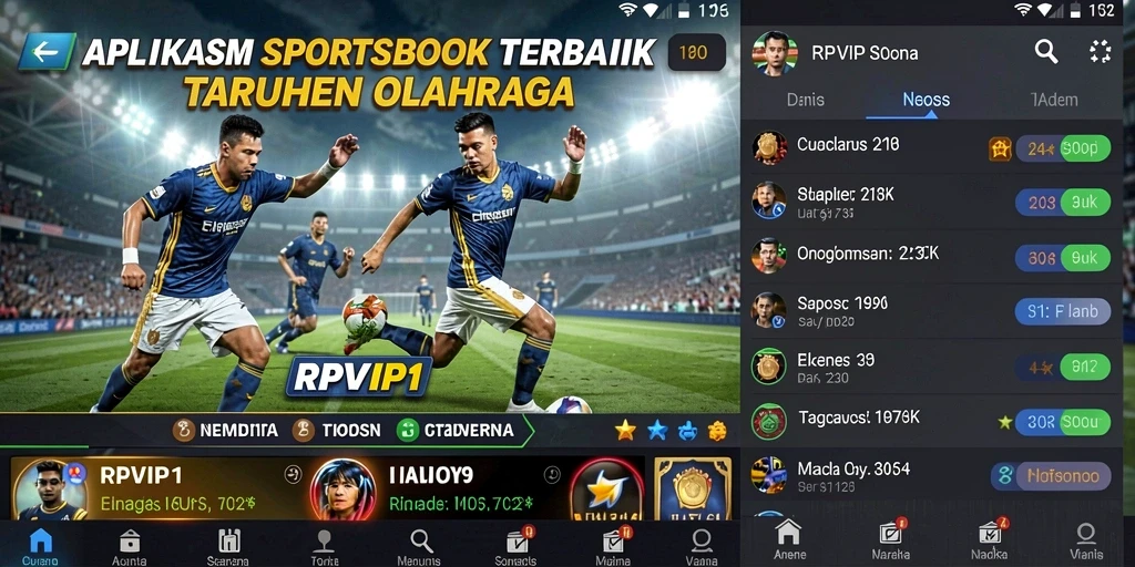 Tampilan gameplay RPVIP1 dengan antarmuka yang menarik dan interaktif.
