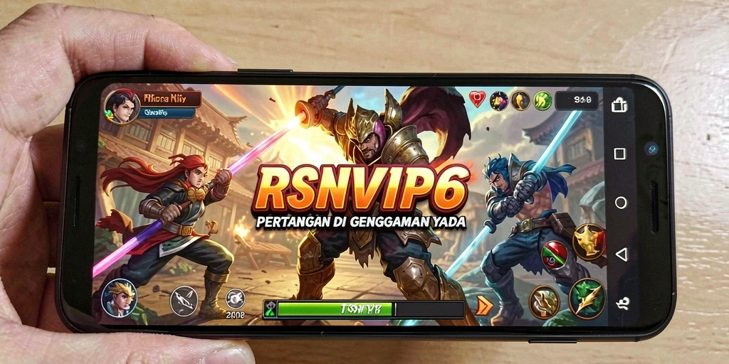 Tampilan seru gameplay RSNVIP6 yang penuh aksi pertarungan.
