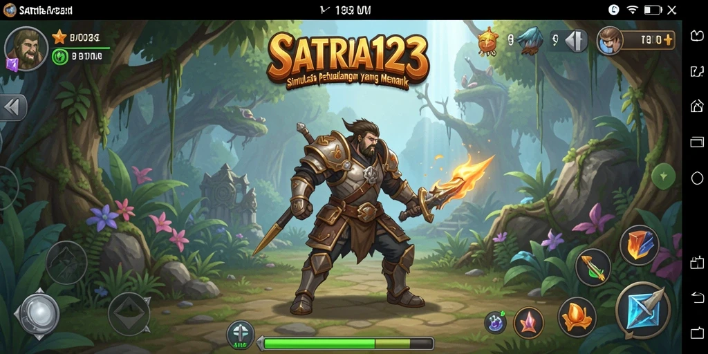 Tampilan luar yang menakjubkan dari gameplay SATRIA123.
