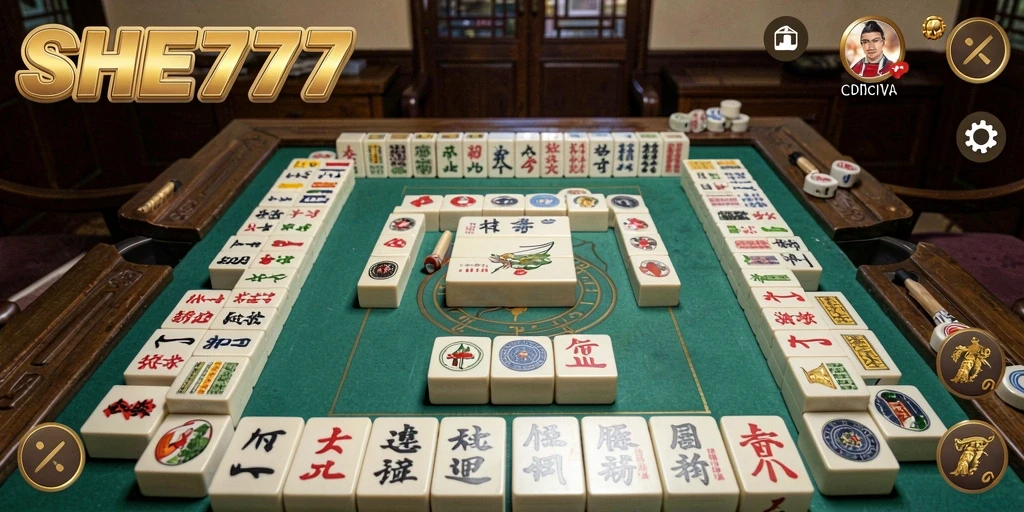 Tampilan permainan Mahjong yang memukau dan menantang.