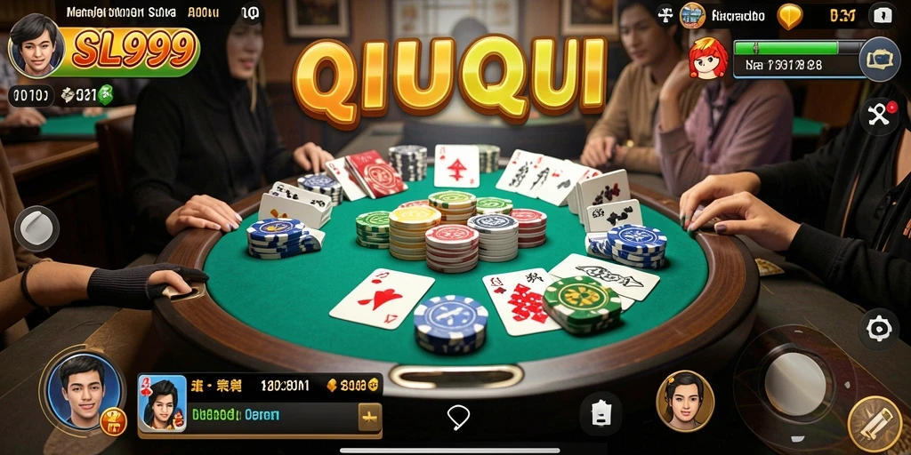 Screenshot gameplay QiuQiu yang seru di SL999.