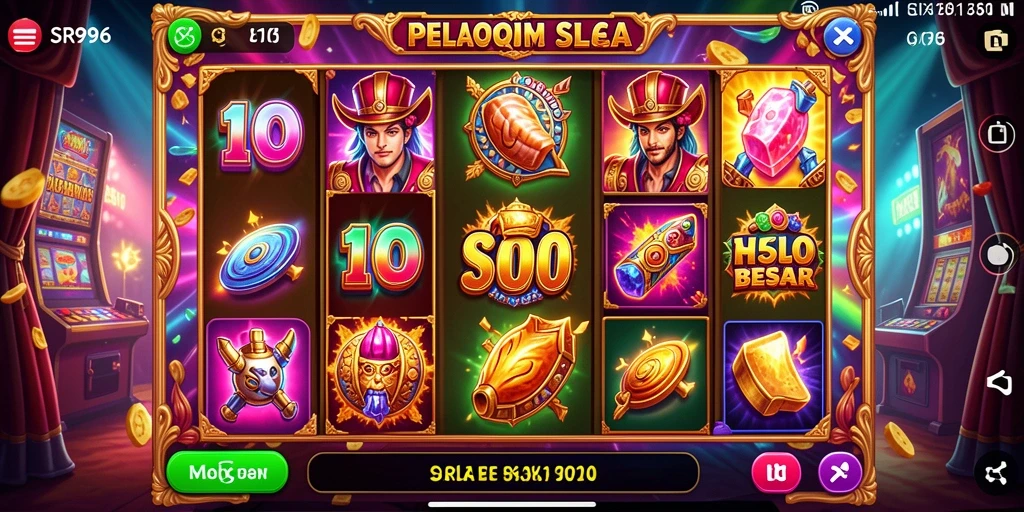 Tangkapan layar gameplay SR996 yang menunjukkan keseruan permainan Slot.