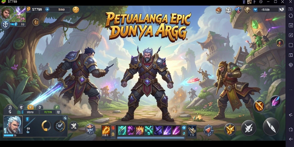 Menampilkan gameplay seru dan penuh aksi dalam ST789 ARPG.