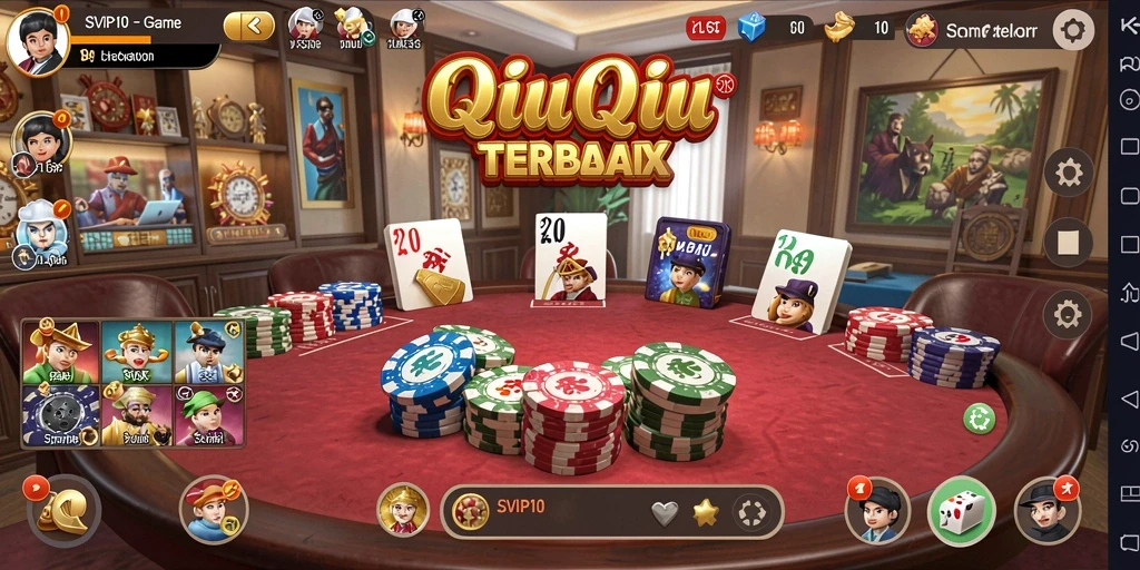 Tampilan gameplay QiuQiu yang menarik dan penuh strategi di SVIP10.