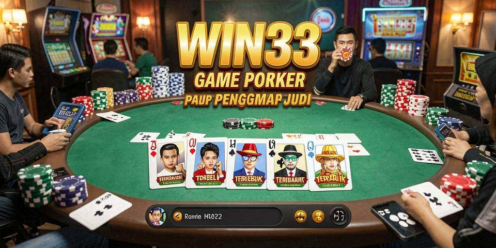 Screenshot utama WIN33 menunjukkan pengalaman bermain Poker yang menyenangkan dan mengasyikkan.
