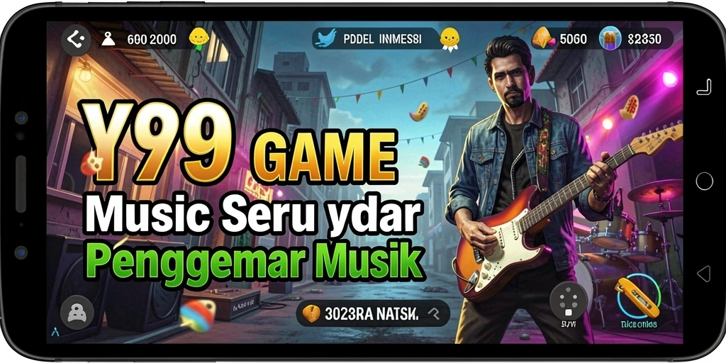 Tampilan gameplay Y89 yang penuh warna dan interaktif.